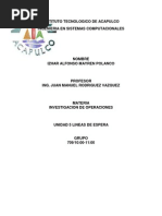 Download Unidad 5 Lineas de Espera by Izhar Jacko Mayren Polanco SN241279176 doc pdf