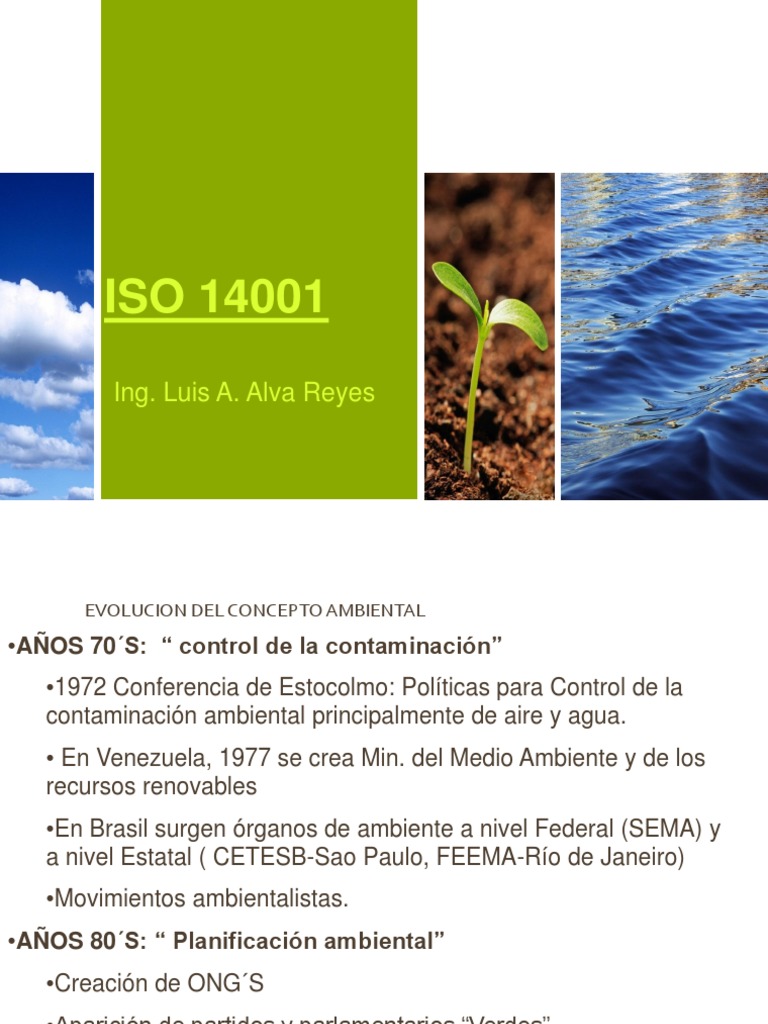 Ventajas y Requisitos de ISO 14001 | PDF | Entorno natural | Science