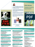 Dog Bite Prevention For Utility Workers Brochure