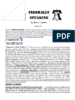 Federally Speaking 40 by Barry J. Lipson, Esq