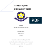 Status Ujian Mata Keratitis