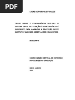 TRADE DRESS E CONCORRÊNCIA DESLEAL