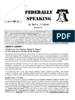 Federally Speaking 56 by Barry J. Lipson, Esq
