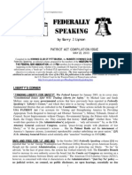 Federally Speaking Patriot Act Compilation Issue by Barry J. Lipson, Esq