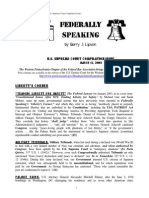 Federally Speaking U. S. Supreme Court Compilation Issue by Barry J. Lipson, Esq