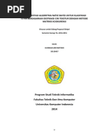 Download Implementasi Algoritma Nave Bayes Untuk Klasifikasi Citra Berdasarkan Ekstraksi Ciri Tekstur Dengan Metode Matriks Kookurensi by Mian SN241298364 doc pdf