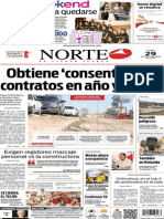 Periódico Norte Edición Del Día 29 de Septiembre de 2014