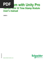 Quantum With Unity Pro: 140 ERT 854 10 Time Stamp Module User's Manual