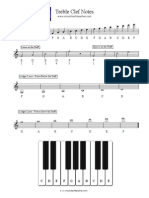 Worksheet 0001 Treble Clef Notes