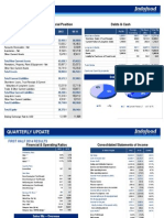 Quarterly Update: First Half 2014 Results