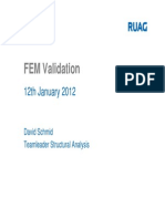 FEM Validation Handout