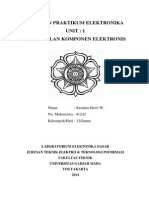 Laporan Praktikum Elektronika Unit I