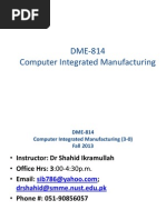 Computer Integrated Manufacturing 