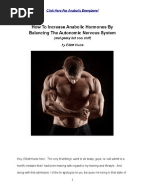 How To Increase Anabolic Hormones By Balancing The Autonomic