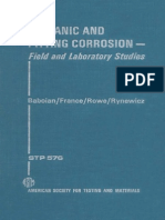 Stp576 Galvanic and Pitting Corrosion-Field and Laboratory Studies