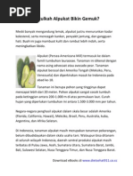 Download Betulkah Alpukat Bikin Gemuk by Bimo Adi Pradono SN24132997 doc pdf