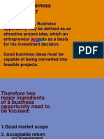 What Is A Business Opportunity ?