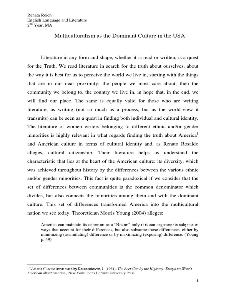 Dominant culture identities picture