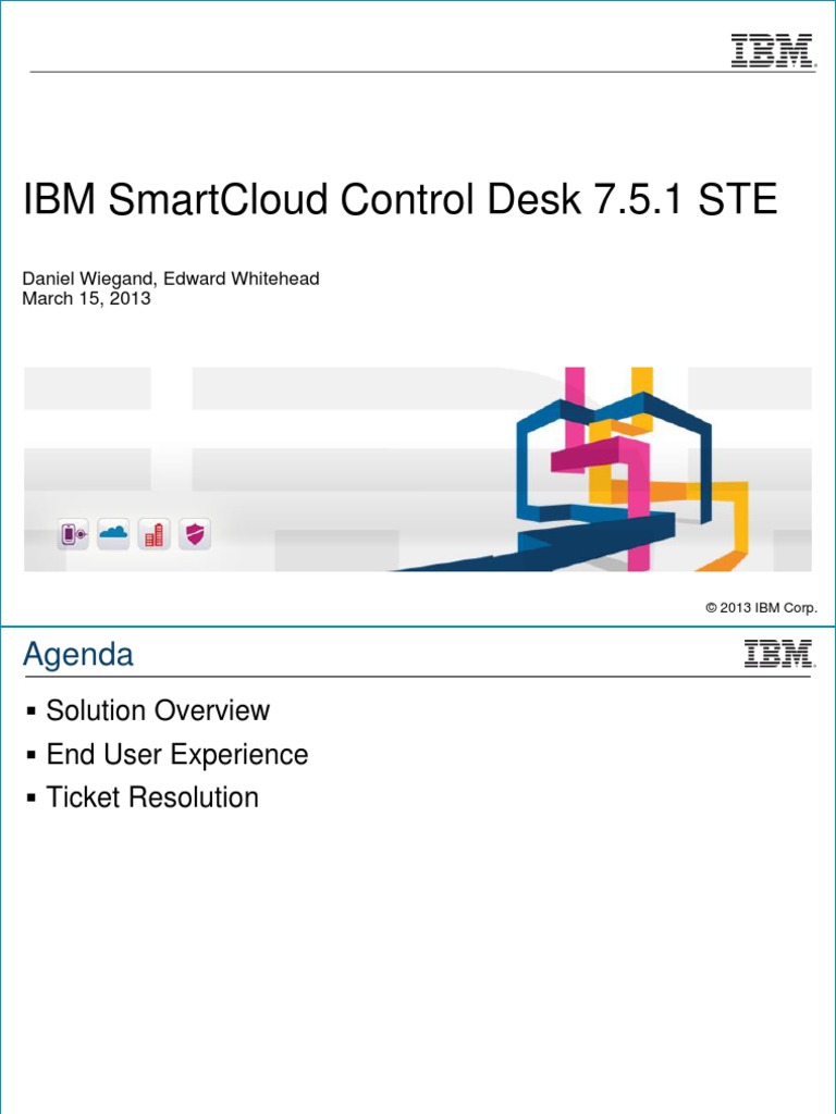 IBM Smart Cloud Controle Desck | PDF | Computing | Software