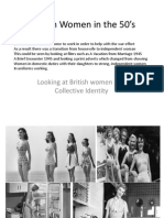 British Women in The 50s