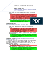 The Greatest Gift and It's A Wonderful Life WebQuest Comparing