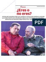 Fidel Castro y Hugo Chávez, Conversación Telefónica