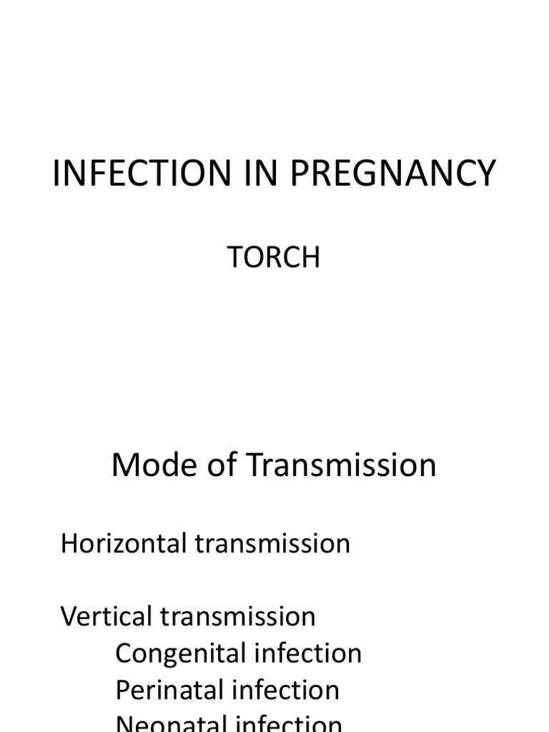 TORCH in Pregnancy Congenital Disorder Fetus