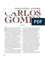 Considerações Sobre Carlos Gomes