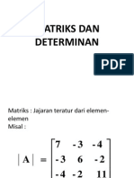 Matriks Dan Determinan