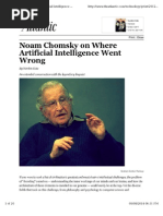 Noam Chomsky On Where Artificial Intelligence Went Wrong - Techn