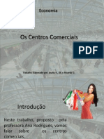 Centros Comerciais - Tipo de Comércio