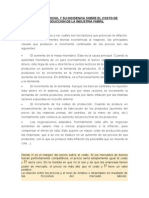 Salarios Social y Su Incidencia Sobre El Costo de Produccion de La Industria Fabril