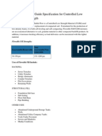 CCT Guide Specification For Controlled Low Strength