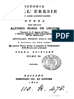 De Liguori, Alfonso Maria - Istoria Delle Eresie, T. 3