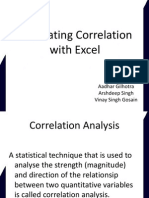 Calculating Correlation with Excel - How to Find Correlation Coefficient
