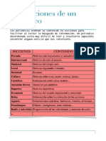 Las Secciones de Un Periódico