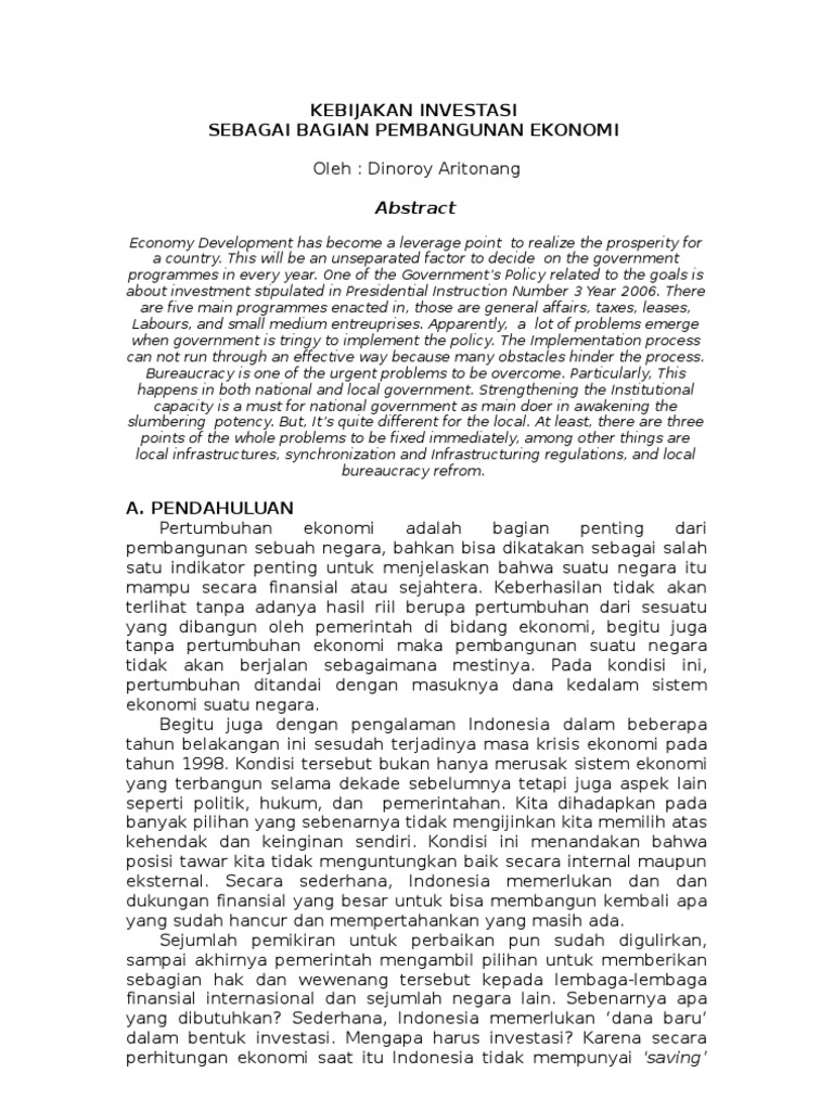 Contoh essay ekonomi picture