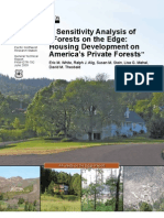 A Sensitivity Analysis of "Forests on the Edge