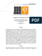 Deleuze y Multiplicidad Intensidad