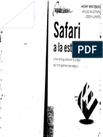 95826294 Mintzberg H Safari a La Estrategia PDF
