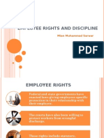 Employee Rights & Discpline