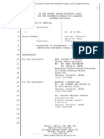 Trudeau Criminal Case Document 204 Sentencing 03-17-14 Filed 05-28-14