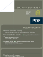 Supply Chain Analysis of Sports Obermeyer