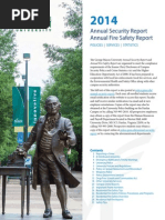 Annual Security and Fire Safety Report 2014