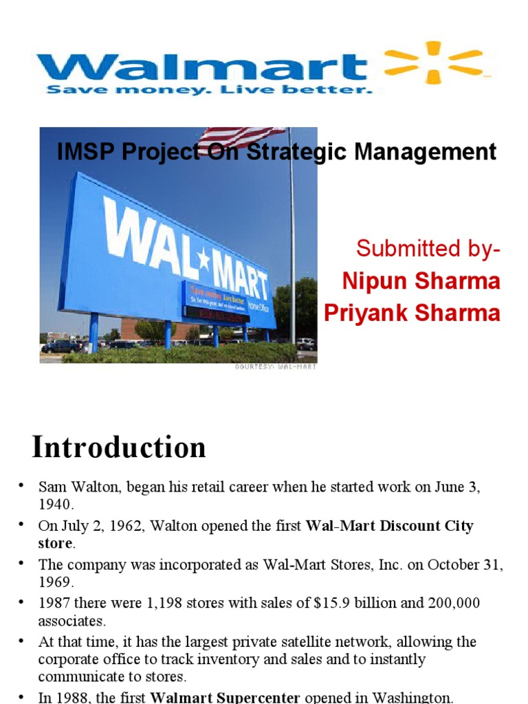 Walmart Global Expansion Strategy Presentation PDF Walmart Retail