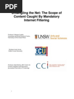 Download Untangling the Net - The Scope of Content Caught by Mandatory Internet Filtering by The Punch SN24138351 doc pdf