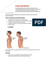 Postural Deformities