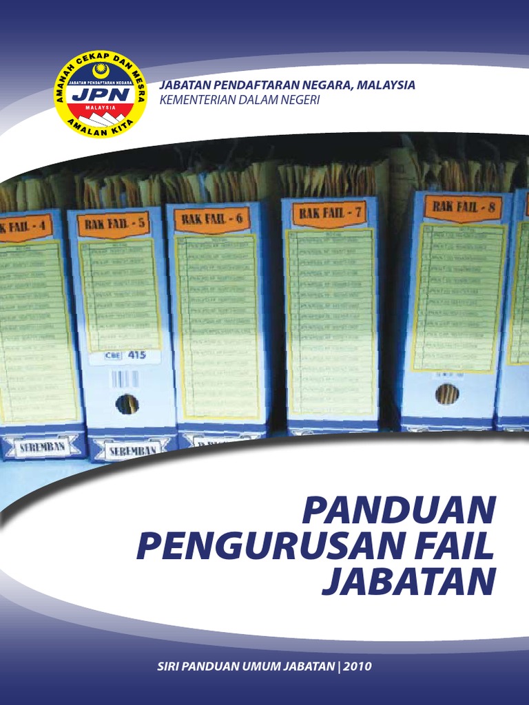 Panduan Pengurusan Fail Jabatan JPN | PDF | Bisnis