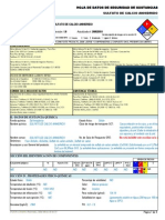 Sulfato de Calcio Anhidrido - Hds Formato 13 Secciones, Qmax