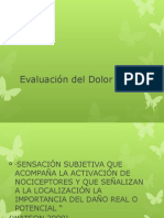 Evaluación Del Dolor